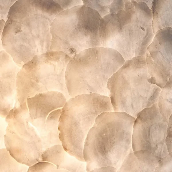 sfeervolle_wandlamp_creme_2.webp Outlet Straluma Sfeervolle wandlamp creme schelpen kamer
