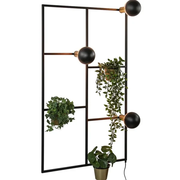 sfeervolle_wandlamp_frame_1.webp Shop Straluma Sfeervolle wandlamp frame zwart/goud