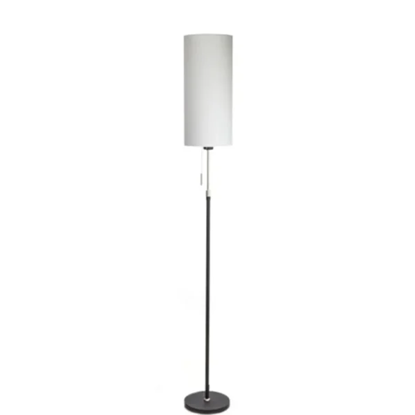 smalle_vloerlamp_zwartsta_0.webp Clearance Straluma Smalle vloerlamp zwart-staal linnen kap