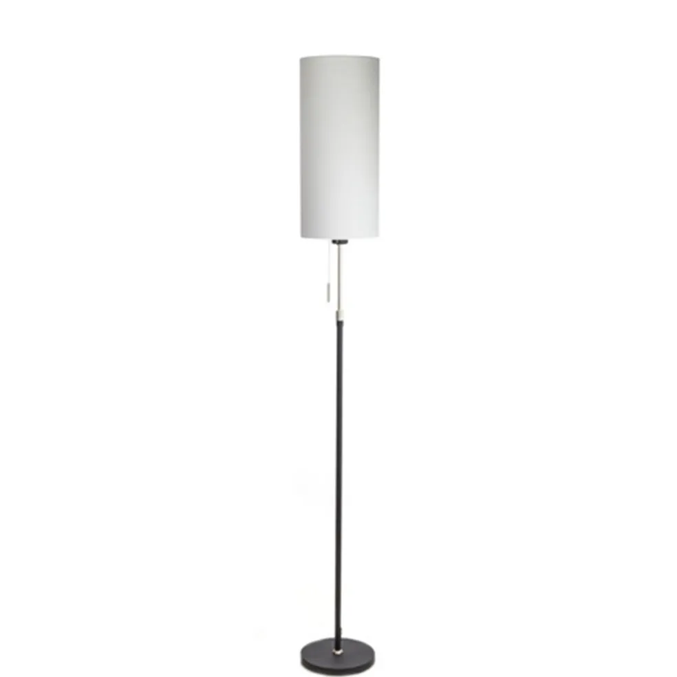 smalle_vloerlamp_zwartsta_0.webp Clearance Straluma Smalle vloerlamp zwart-staal linnen kap