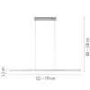 Sale Straluma Smart hanglamp balk verstelbaar aluminium