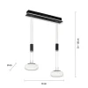 smart_hanglamp_lichts_mat_3.webp Fashion Straluma Smart hanglamp 2-lichts mat zwart met opaal glas dimbaar