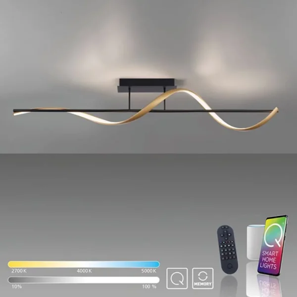 smart_plafondlamp_spiraal_1-1.webp Fashion Straluma Smart plafondlamp spiraal antraciet/goud
