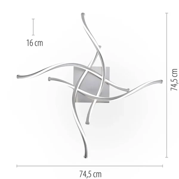smart_plafondlamp_spiraal_3.webp Clearance Straluma Smart plafondlamp spiraal nikkel modern