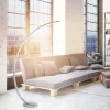 Outlet Straluma Smart vloerlamp boog aluminium inclusief dimbaar LED