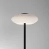 Cheap Straluma Smart vloerlamp zwart met wit glas dimbaar