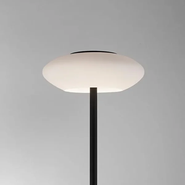 Cheap Straluma Smart vloerlamp zwart met wit glas dimbaar