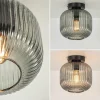 smoke_glazen_plafondlamp__3.webp Online Straluma Smoke glazen plafondlamp met zwarte bevestiging