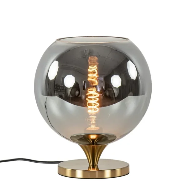 smoke_glazen_tafellamp_me_1.webp Best Sale Straluma Smoke glazen tafellamp met gouden voet