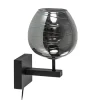 smoke_glazen_wandlamp_met_0.webp Clearance Straluma Smoke glazen wandlamp met zwart inclusief snoer