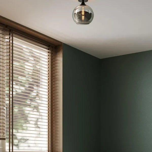 smoketitanium_plafondlamp_4.webp Best Sale Straluma Smoke/titanium plafondlamp 25 cm met zwart