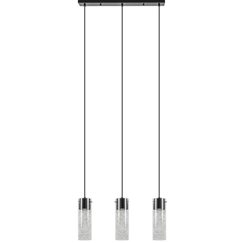speelse_hanglamp_zwart_me_0.webp Flash Sale Straluma Speelse hanglamp zwart met helder glas 3-lichts