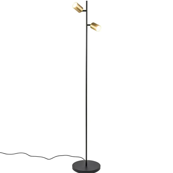 staande_leesspot_l_bounce_1.webp Best Straluma Staande leesspot 2L Bounce zwart/goud