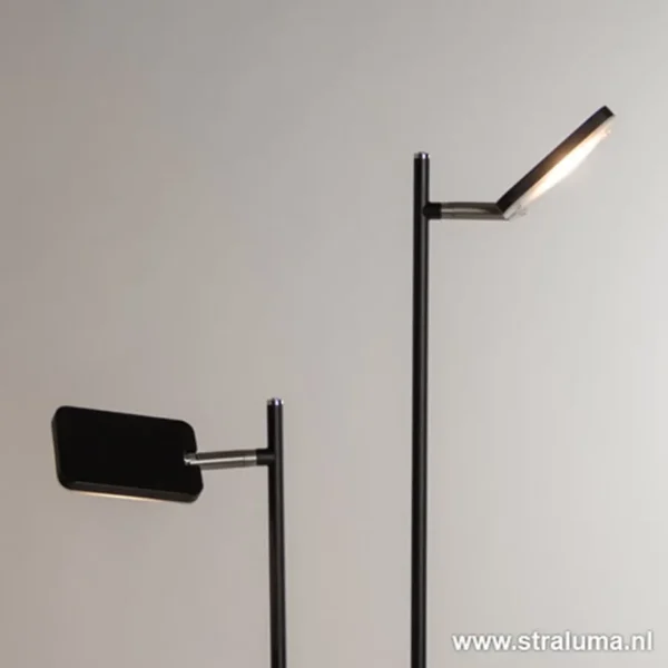 staande_lichts_leeslamp_z_2.webp Best Sale Straluma Staande 2-lichts leeslamp zwart 2xpushdimmer