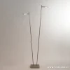 Clearance Straluma Staande vloerlamp led 2 lichts staal
