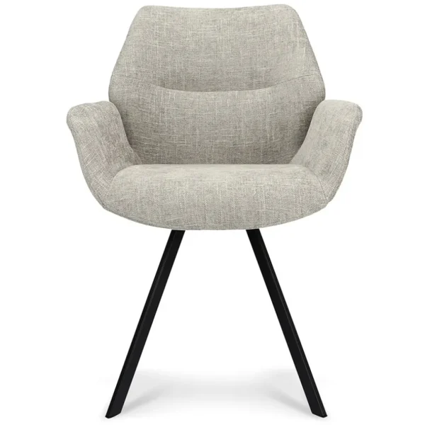 stijlvolle_armstoel_taupe_1.webp New Straluma Stijlvolle armstoel taupe met zwarte poot