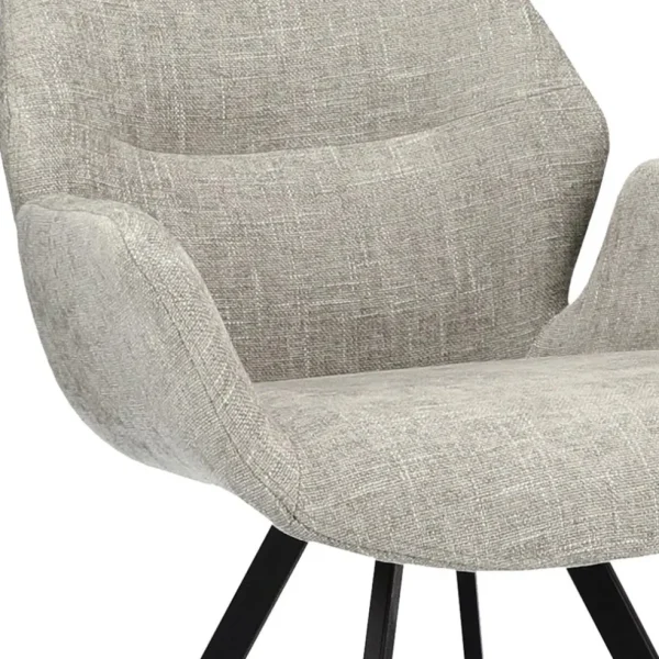 stijlvolle_armstoel_taupe_3.webp New Straluma Stijlvolle armstoel taupe met zwarte poot