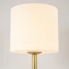 New Straluma Stijlvolle tafellamp mat goud met wit glas