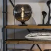 stijlvolle_tafellamp_zwar_4.webp Cheap Straluma Stijlvolle tafellamp zwart met smoke/titanium glazen bol