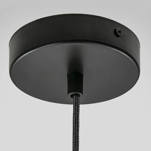 Hot Straluma Stijvolle hanglamp smoke glas met bronzen fitting