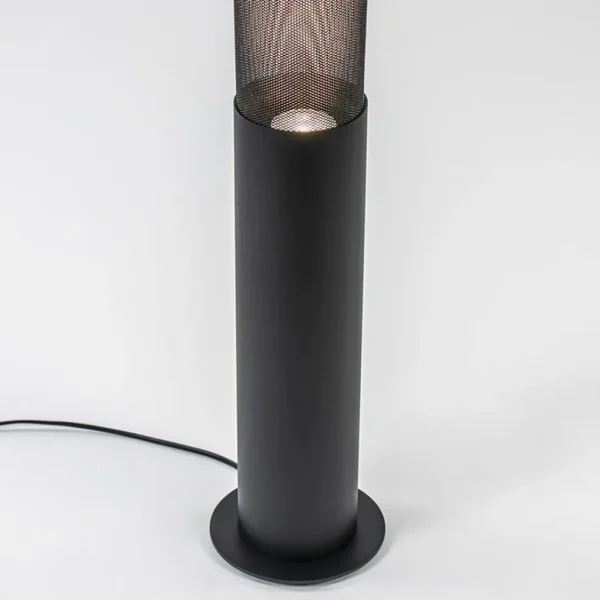 Cheap Straluma Stoere vloerlamp cilinder zwart met spot