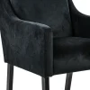 stoffen_armstoel_zwart_me_3.webp Store Straluma Stoffen armstoel zwart met zwarte poot