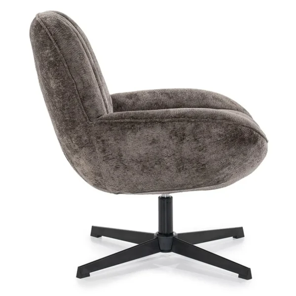 Cheap Straluma Stoffen fauteuil Derby bruin draaibaar