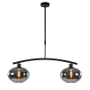 strak_klassieke_hanglamp__1-1.webp Best Sale Straluma Strak klassieke hanglamp zwart met smoke glas