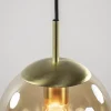 strak_klassieke_hanglamp__2-2.webp Cheap Straluma Strak klassieke hanglamp amber glas met messing 20 cm