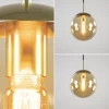strak_klassieke_hanglamp__3-2.webp Cheap Straluma Strak klassieke hanglamp amber glas met messing 20 cm