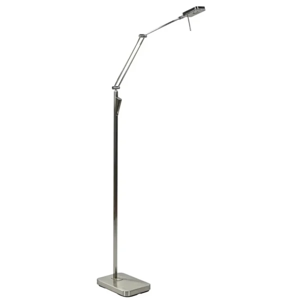 strak_klassieke_leeslamp__0-1.webp Discount Straluma Strak klassieke leeslamp nikkel met dimbaar LED