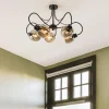 strak_klassieke_lichts_pl_4.webp Best Straluma Strak klassieke 5-lichts plafondlamp met smoke glazen kappen