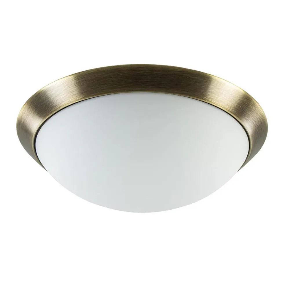 strak_klassieke_plafonnir_0.webp Flash Sale Straluma Strak klassieke plafonnière brons met mat wit glas