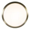 strak_klassieke_plafonnir_2.webp Flash Sale Straluma Strak klassieke plafonnière brons met mat wit glas