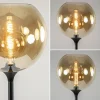 strak_klassieke_vloerlamp_3-1.webp Shop Straluma Strak klassieke vloerlamp zwart met amber glas 30 cm