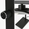 Best Sale Straluma Strakke vloerlamp zwart met smoke glazen kap