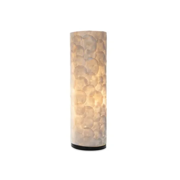 tafellamp__cm_cilinder_cr_4.webp Cheap Straluma Tafellamp 40 cm cilinder creme schelpen