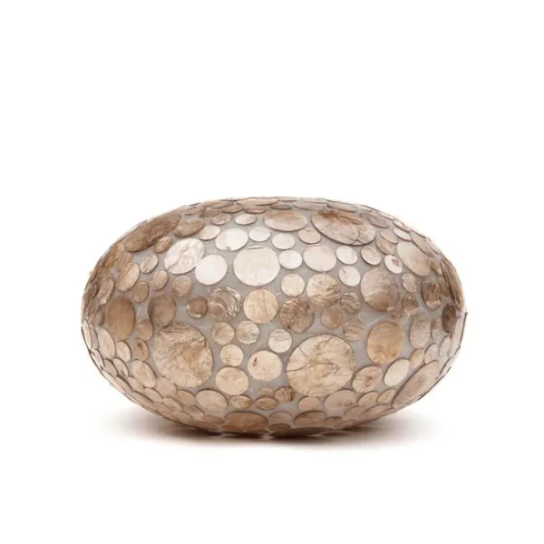 Clearance Straluma Tafellamp Coin schelpen ufo gold 40cm