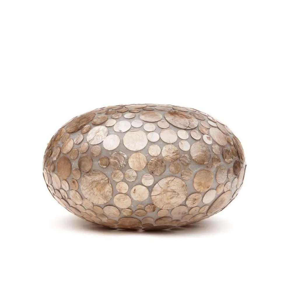 Clearance Straluma Tafellamp Coin schelpen ufo gold 40cm