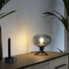 Best Straluma Tafellamp driepoot ufo smoke glas