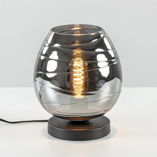 tafellamp_fantasy_laag_zw_1.webp Clearance Straluma Tafellamp Fantasy laag zwart + smoke glas