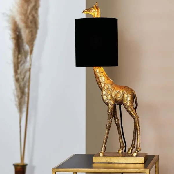 tafellamp_giraffe_groot_a_4.webp Fashion Straluma Tafellamp Giraffe groot antiek brons met velvet zwarte kap