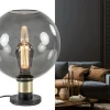 tafellamp_lazise_cm_zwart_4-1.webp Shop Straluma Tafellamp Lazise 25cm zwart/smoke/goud
