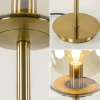 tafellamp_medina_goud_met_3.webp Best Sale Straluma Tafellamp Medina goud met amber glas L&L