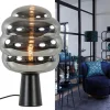 Flash Sale Straluma Tafellamp Misty zwart + titanium glas