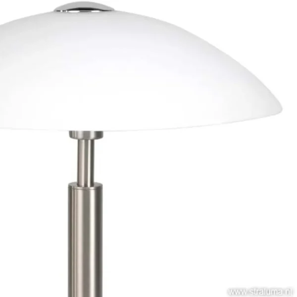 tafellamp_nikkelglas_wit__1.webp Sale Straluma Tafellamp nikkel/glas wit + touchdimmer
