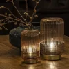 Shop Straluma Tafellamp op batterij Lipa amber glas