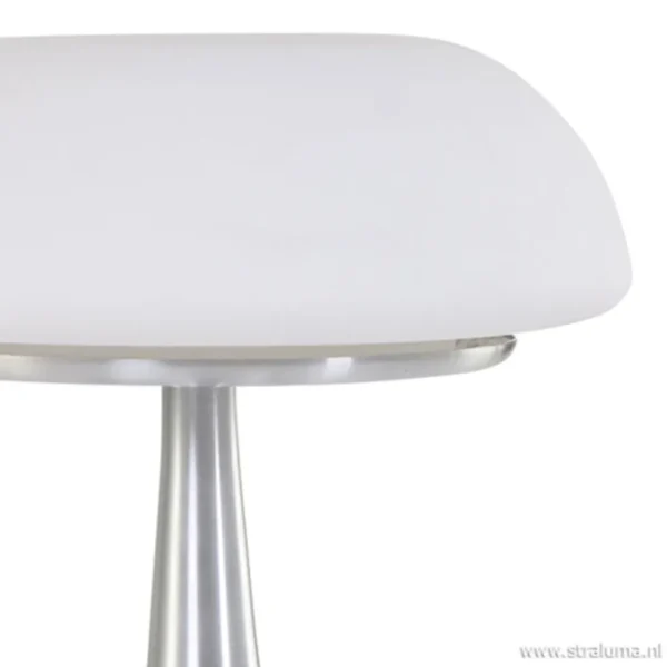 tafellamp_purissima_staal_1.webp Clearance Straluma Tafellamp Purissima staal met opaal glas