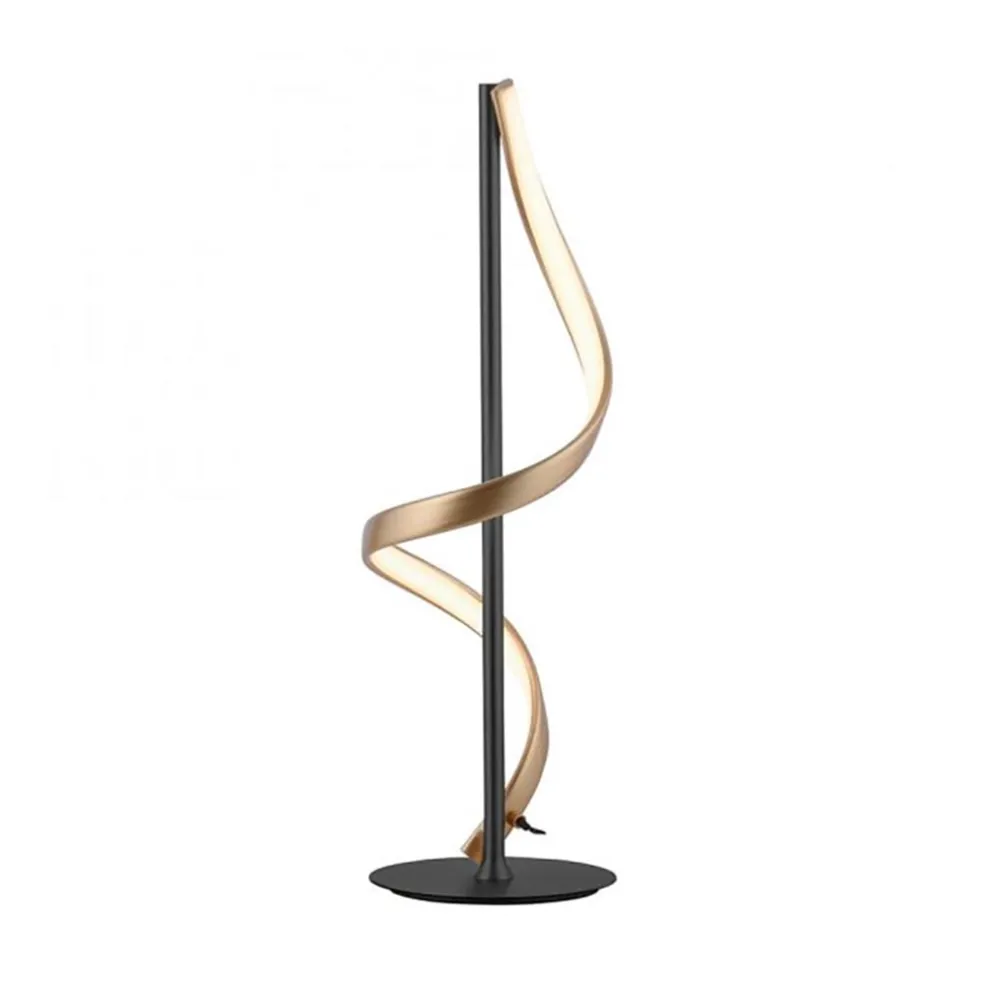 tafellamp_qswing_zwartmat_0.webp Clearance Straluma Tafellamp Q-Swing zwart/matgoud remote cct