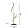 tafellamp_qswing_zwartmat_2.webp Clearance Straluma Tafellamp Q-Swing zwart/matgoud remote cct